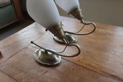 Wall Lights x2 in Brushed Brass