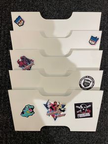 IKEA 5 Tier Metal Magazine Comic Wall Rack USED