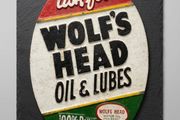 Antique Wolfs head Sign