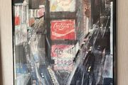 Richard Walker Civilization Poster 1989 Nyc Cityscape Neon Urban Oop