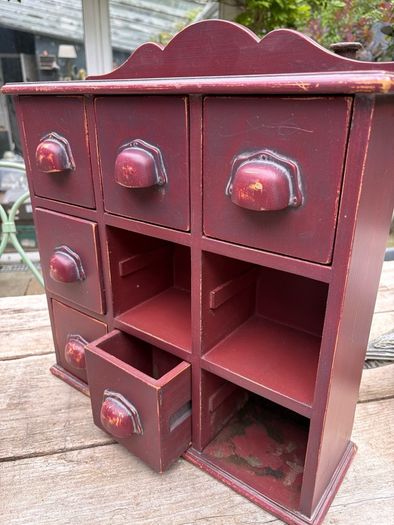 Vintage French  Chest Apothecary  Drawers  OFFERS WELCOME