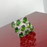 Silver Chrome Diopside & Diamond Statement Ring Image 8