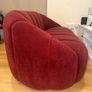 Wine/Burgundy sofa Image 5