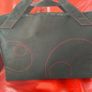 Shiseido Tote Carry Bag- Brand Shiseido. Black Heavy Canvas Cotton handbag With Red Stitching. Immaculate. Unused. Image 3