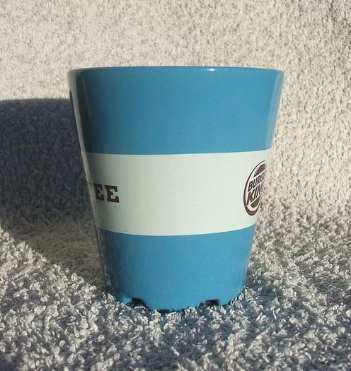 BURGER KING - a special edition I LOVE COFFEE blue mug (2012)
