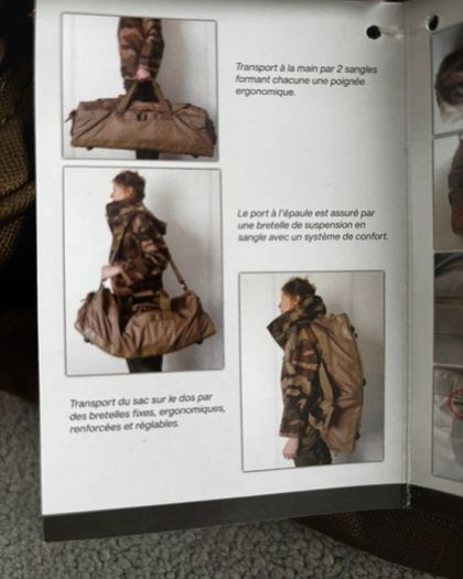 French Army 80L Deployment Bag. Brand new bag/ backpack