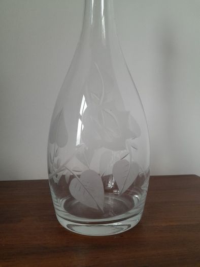 Etched Glass Decanter