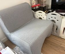 Ikea Lycksele Murbo Chair-bed. Light Grey. Almost New