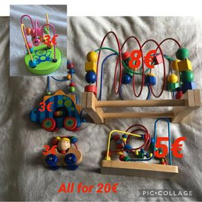 Wooden beats toy beatz, maze bundle
