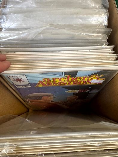 Valiant Long Comic Box w 270 comics for Sale
