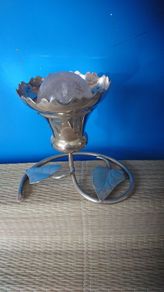 EPNS Antique candle holder