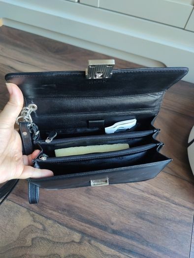 New leather men's bag