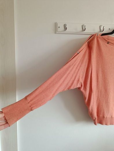 ALLSAINTS Coral/Terracotta Batwing Knit Top