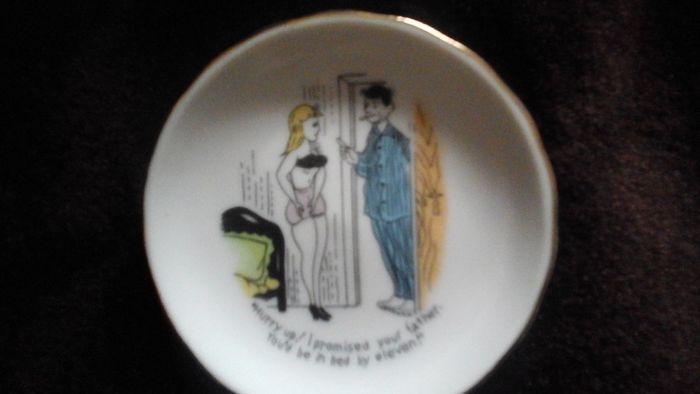 Vintage Naughty Pin Dish