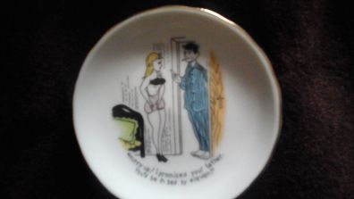 Vintage Naughty Pin Dish