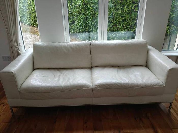 Free Faux Leather Couch and Armchair