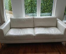 Free Faux Leather Couch and Armchair