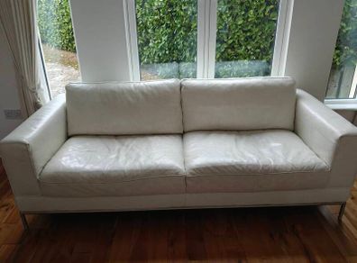 Free Faux Leather Couch and Armchair