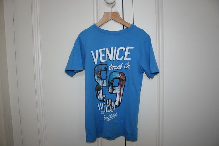 Boys Blue  Short Sleeve Top Age 9 Years