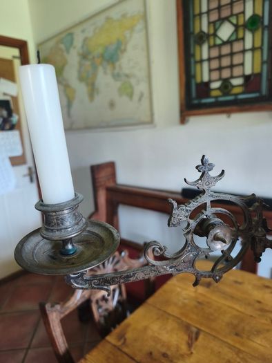 Antique candle holder