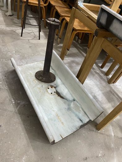 french enamel communal sink for bar/restaurant/