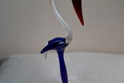Hand Blown Glass Bird figurine