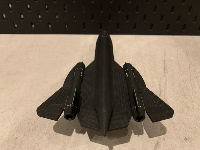 SR-71 Blackbird 3D printed (Free Postage)
