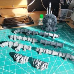 Warhammer 40k Hemotrope Reactor and Promethium Relay Pipes