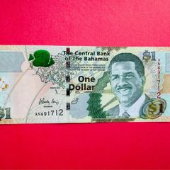 Bahamas   1  DOLLAR  2015 . Pick  71a  Uncirculated