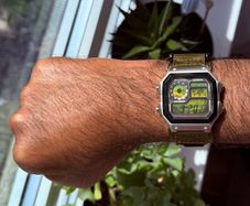 Custom Casio AE-1200 Royale - Solid Stainless-Steel Mod - As New