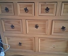Solid Pine 8 Drawer Chest