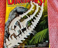 Dinosaurs Magazine number 6 1990s including figure parts