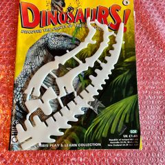 Dinosaurs Magazine number 6 1990s including figure parts