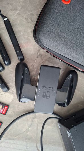 Nintendo switch+Dock and more.