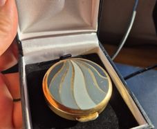 1980s Vintage Stratton England Pill/ Trinket Box