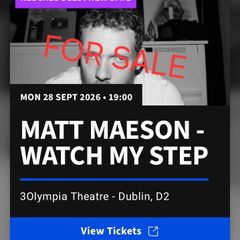 2 Seated Tickets for Matt Maeson