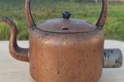 Vintage electric kettle made of copper