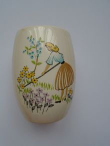 Vintage Beswick "Green Fingers"  ceramics, CollectablesSmall vase,1950's  Beswick, Collectables