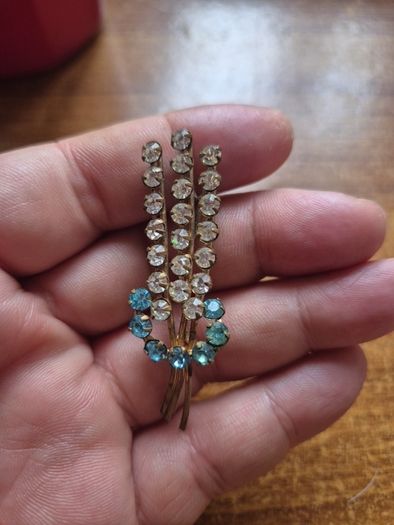 1940s/50s Vintage Metal Gold Tone Brooch