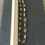 silver necklace with natural stones Image 9