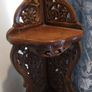 Carved& Pierced Corner Display Unit Image 3