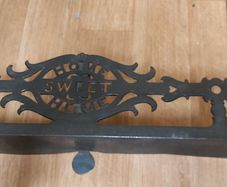 Vintage Metal Home Sweet Home Fire Fender