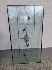 stained glass window x2