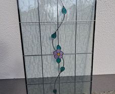stained glass window x2
