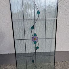 stained glass window x2