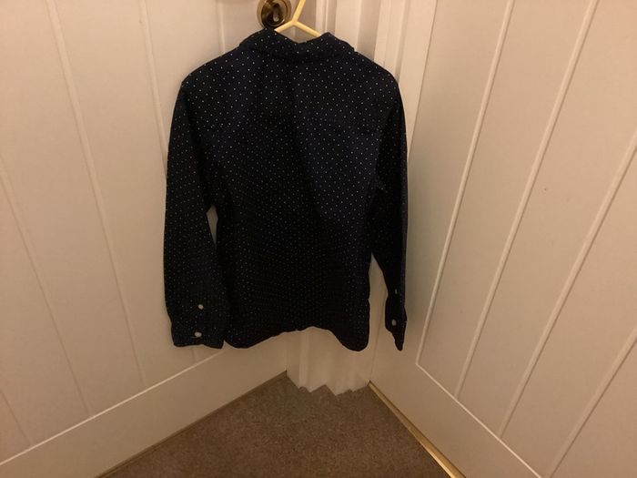Blue spotted shirt age 8/9