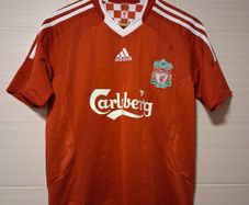 Liverpool Jersey. Official Adidas Liverpool FC Mens Home Jersey.  Authentic Original From 2008. Not A Modern Day Remake.