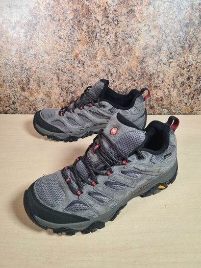 mens MERRELL MOAB 3 GTX gore-tex walking hiking shoes trainers vibram soles Size UK 10 Eu 44.5