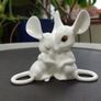 Vintage Royal Osborne White Bone China Mice Figurine Image 2