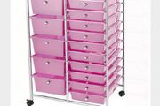 Storage Trolley On Wheels With 8/10/15 Drawer Storage Unit For Salon, Beauty Make Up,